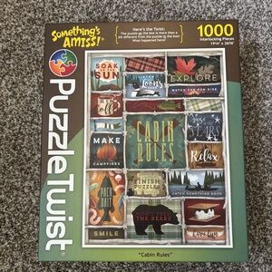 Cabin Rules Jigsaw Puzzle - 1000 Pieces